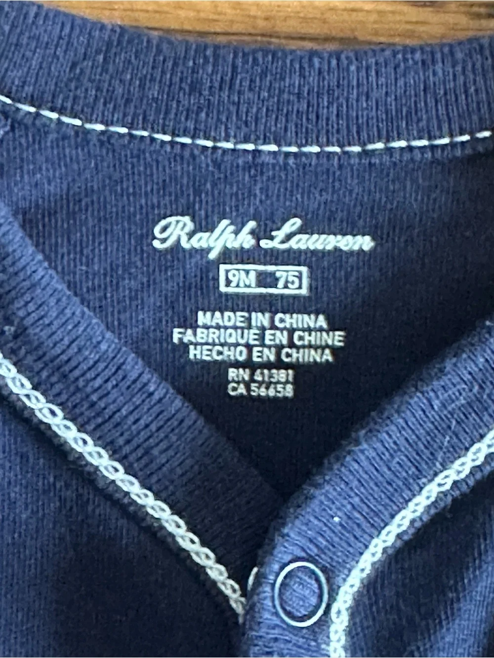 🇺🇸 RALPH LAUREN Baby Boy Footie Sleeper
